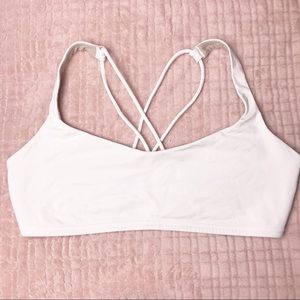 Lululemon Free To Be cross back bra size 12 white